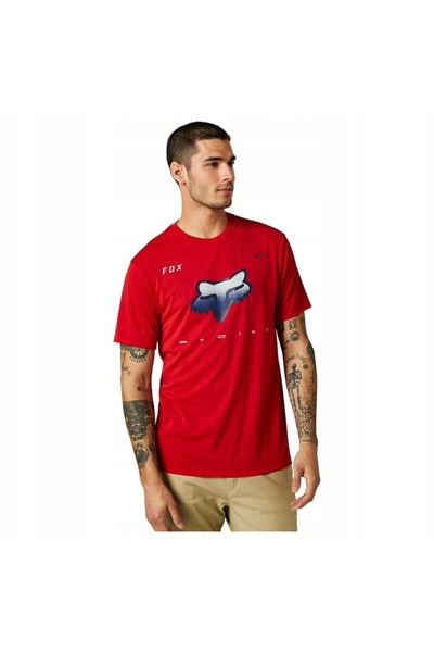 Fox Tricou RKANE HEAD TECH Roșu Flacără Mărimea XL