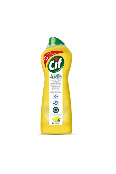 Cif Cremă Mleczko Lămâie cu microcristale 4x780g