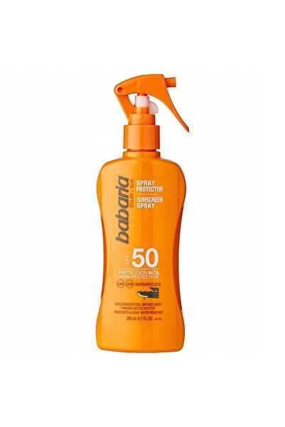 NO BRAND Spray pentru plajă Babaria Aloe Sun Screen Spray SPF50 + Gel după pl...