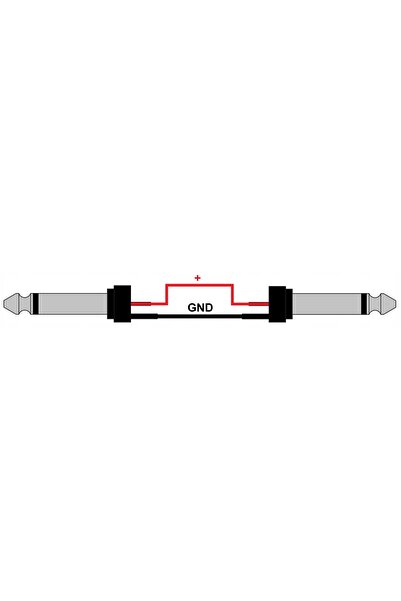 NO BRAND Cablu pentru instrumente cu întrerupător GCN2150W Red's