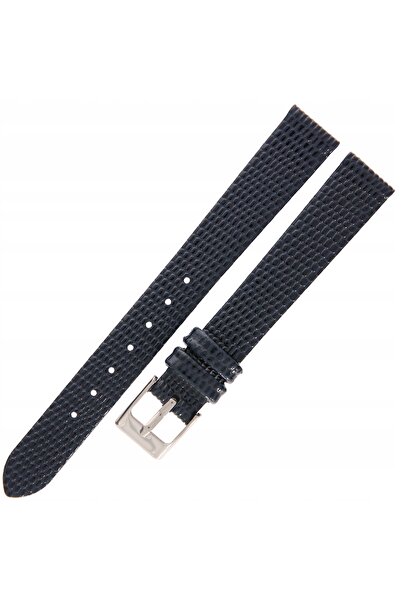 NO BRAND TEKLA J4 - 14mm - Lizard - Bleumarin - Curea de ceas din piele
