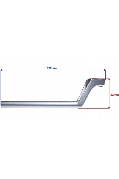 NO BRAND Volan dreapta pentru JUNAK 901 SPORT aluminiu