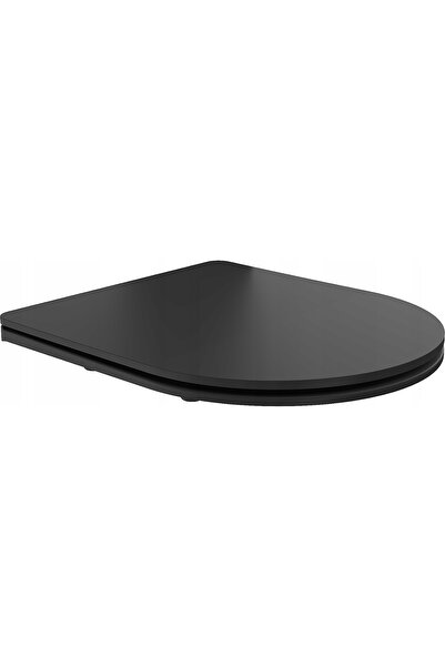 Mexen Scaun de toaletă din duroplast, subțire, negru