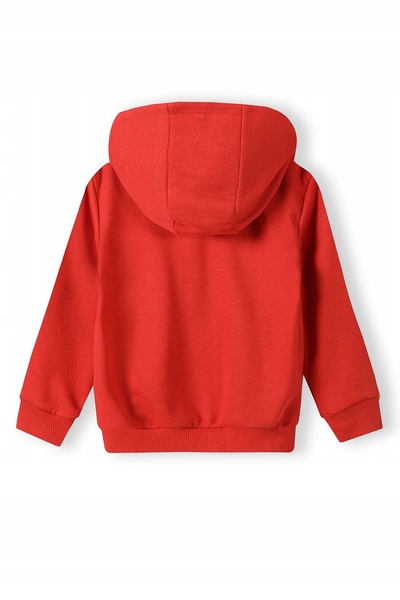 NO BRAND Hanorac băieți Minoti roșu WRITING HOOD 104