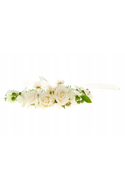 NO BRAND Coroană de flori artificiale pentru Prima Împărtășanie