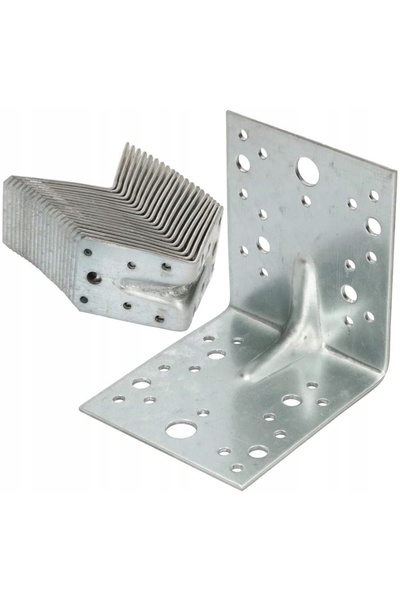 NO BRAND Conector unghiular 25X, ranforsat, pentru montaj prin sudură, 105x10...