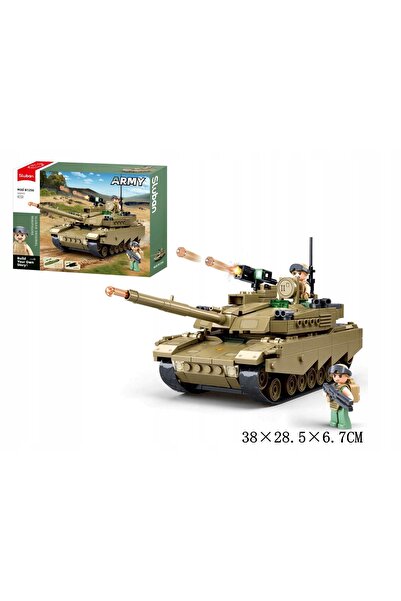 Sluban 322 el Army OEF-M1XS Blocuri de construcție tip cărămizi pentru tanc, ...
