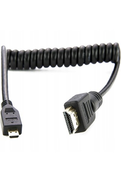 NO BRAND Cablu spiralat Atomos Full HDMI micro HDMI 4K60p 30-60cm [ATOM4K60C1]