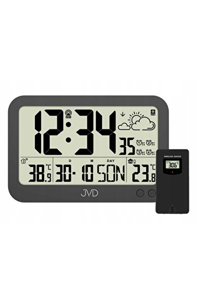 NO BRAND JVD RB3565.1 - 22,5x15cm - NEGRU - Ceas electronic cu senzor