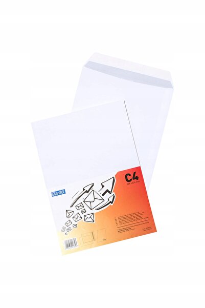 Bantex Plic standard C4 cu bandă HK, 25 bucăți, alb x6