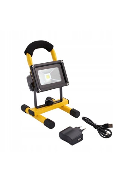NO BRAND LAMPĂ LED PORTABILĂ PROFESIONALĂ DE 10 W, LAMPĂ HALOGENĂ CU MÂNER DE...