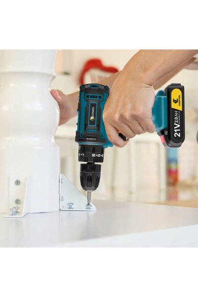 NO BRAND CONENTOOL Mașină de găurit electrică 3-în-1 + Kit de accesorii cu im...