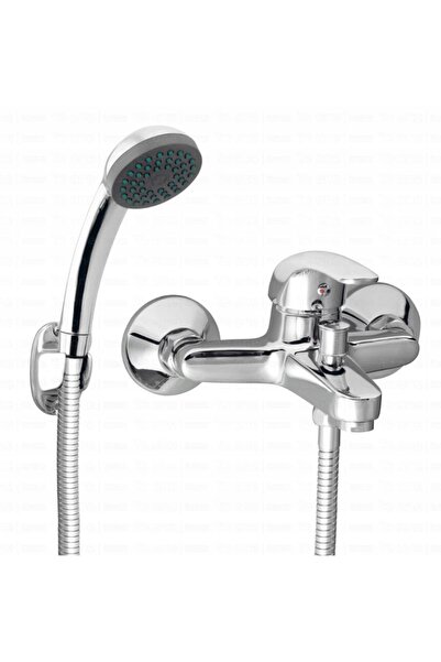 NO BRAND Set de robinet pentru cadă, montat pe perete, Prima, albastru B02010...