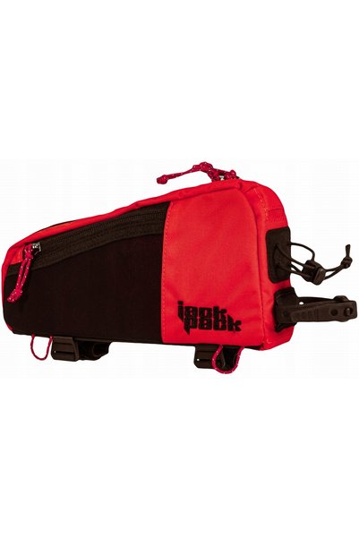 NO BRAND Geantă de cadru bicicletă Jack Pack Fin RGB Roșu