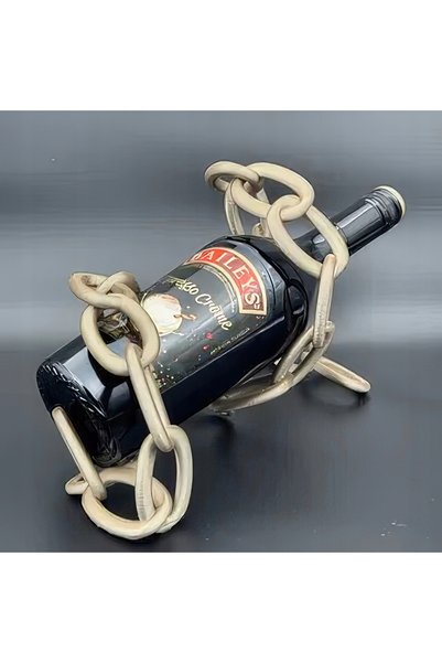 NO BRAND Suport pentru sticle de vin cu lanț, levitație iluzorie, cadou pentr...