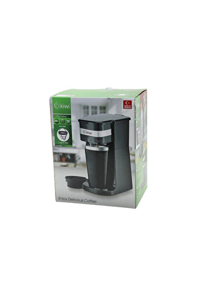 Eco Lounge Filtre Kahve Makinesi Elektrikli 700w 400ml=portatif Çelik Bardak=2-saat Sıcak Tut Yıkanır Filtre Kc