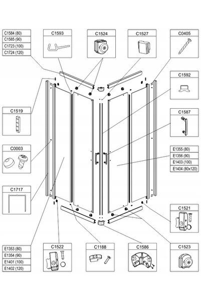 NO BRAND Rolă Suwako simplă, detașabilă j Sanplast TX 660-C1523-30-000-00