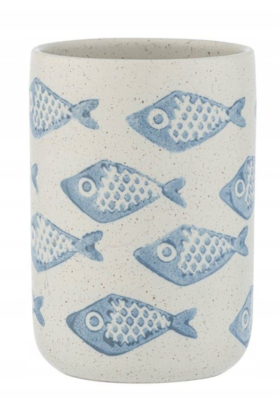 Wenko Pahar ceramic pentru periuțe de dinți AQUAMARIN