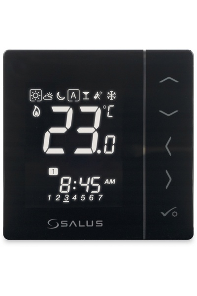 NO BRAND VS30B REGULATOR DE TEMPERATURĂ CU CABLU, TERMOSTAT CU ECRAN LED, NEG...