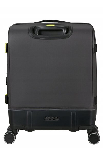 American Tourister Valiză de cabină Urban Track 55 cm - negru acoperit / lime