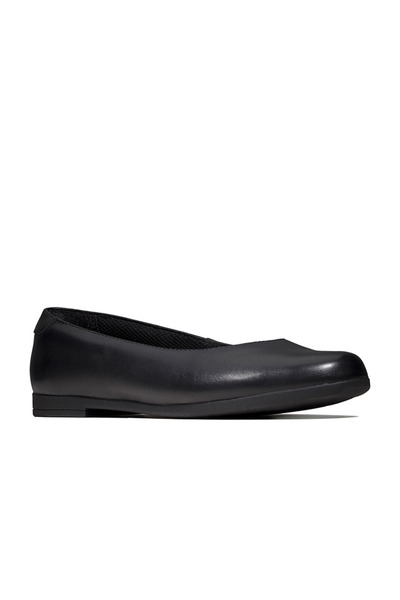 CLARKS Balerini pentru copii - Scala Glide Y - mărimea 22 - piele neagră
