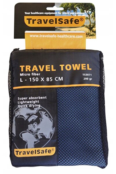 NO BRAND Prosop cu uscare rapidă din microfibră, L, Albastru, TravelSafe