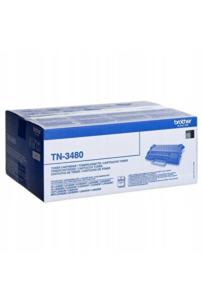 Brother Toner TN3480 negru original + rolă de hârtie gratuită