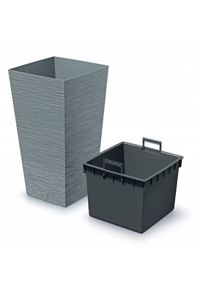 Prosperplast FURU Square DFSH300 30x30 h55 Jardinieră - Beton
