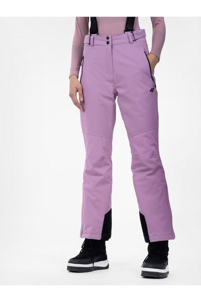 4F Pantaloni de schi de damă FIOLET 4FAW22TFTRF110 L