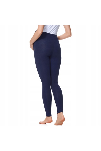 NO BRAND Colanți de maternitate lungi din bumbac pentru femei BE20-230 Bleuma...