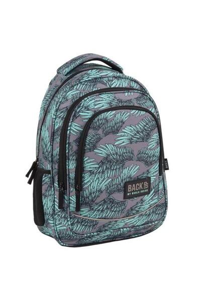 NO BRAND Rucsac școlar Derform multicolor, cu multiple compartimente, verde, ...