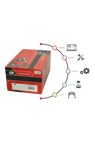 NO BRAND Curea Poly-V Gates 8PK1225