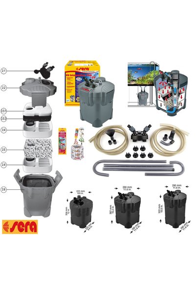 NO BRAND Filtru SERA BIOACTIVE 400 cu lampă UV pentru 400l