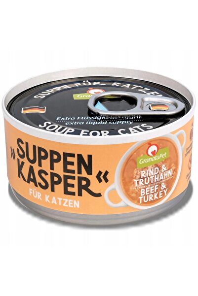 NO BRAND GranataPet Suppenkasper - supă pentru pisici, vită și curcan 24x 70g