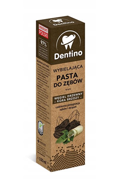 NO BRAND 5x PASTĂ DE DINȚI CU COAJĂ DE MĂRĂȘINĂ FĂRĂ ZAHĂR ȘI FLUORID DENTINO...