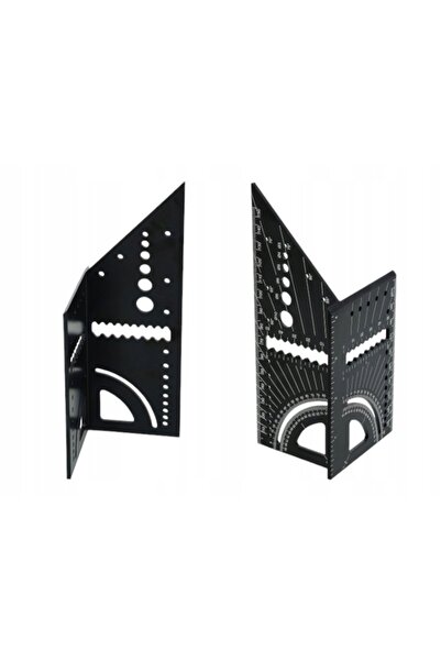 NO BRAND W72P015 Echer japonez de precizie din aluminiu 3D pentru tâmplărie 1...
