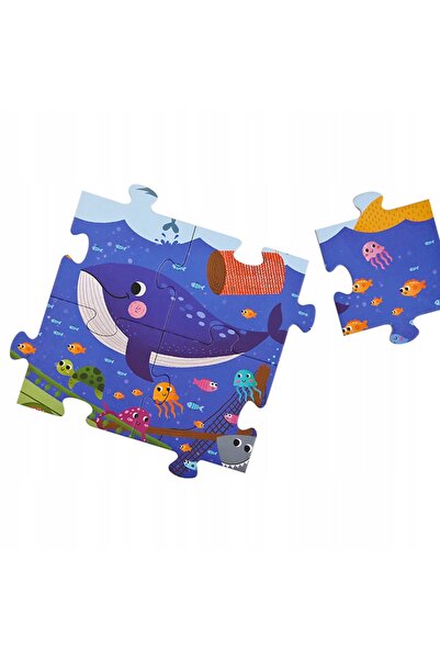 Mideer Puzzle-uri secrete cu ochelari 3D pentru copii Ocean 35 EL. 3+