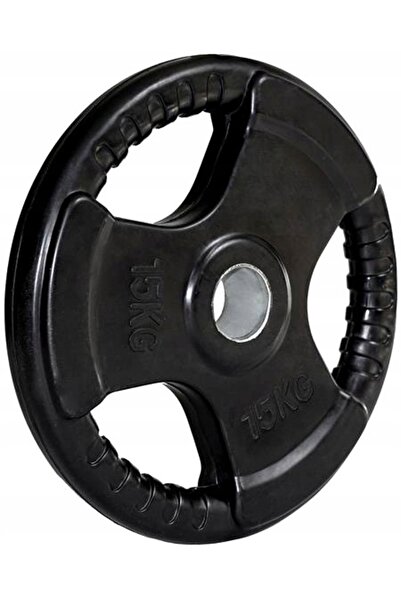 HMS Disc de greutate din fontă de 15KG, cu orificiu de 50MM, pentru gantere ș...