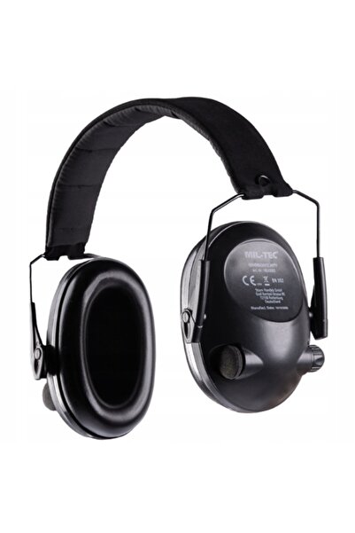 Mil-Tec Plus - Căști active EED - Negru - 16