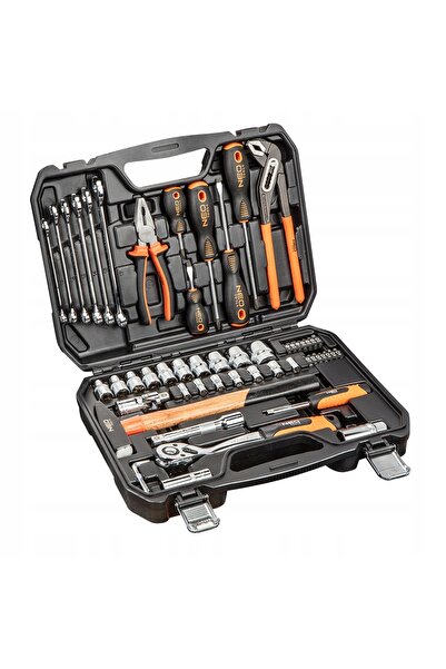 NEO Tools Trusă de scule universală 56 piese Chei tubulare