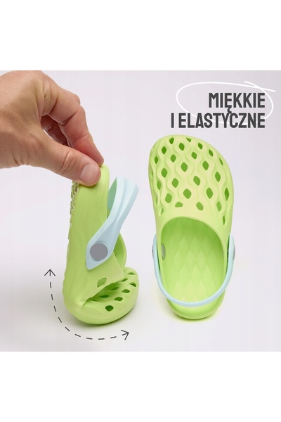 NO BRAND Papuci pentru copii din spumă moale și ușoară LADEHEID Verde 29/30