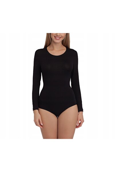 NO BRAND Merry Style Body de damă din bumbac elegant cu mânecă lungă S