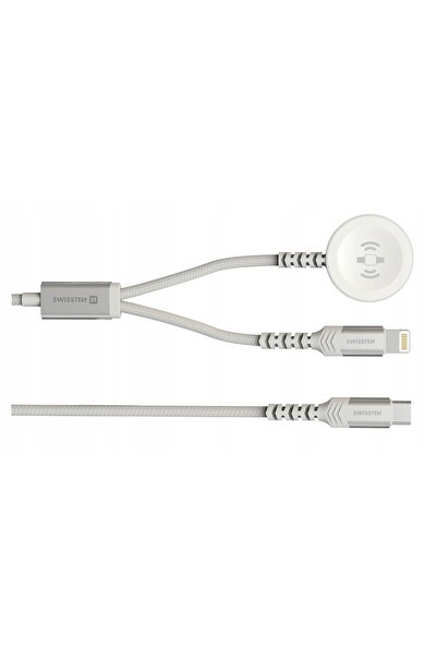 NO BRAND Cablu magnetic pentru încărcarea Apple Watch + LIGHTNING USB-C 2 în ...