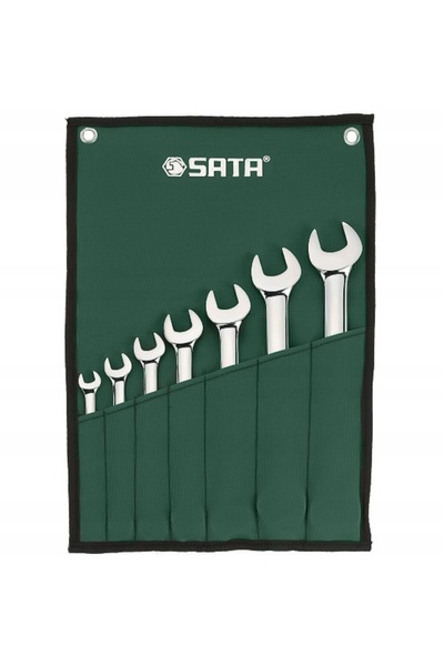 SATA Set de 7 chei plate și inelare CRV 8-19mm st09070sj