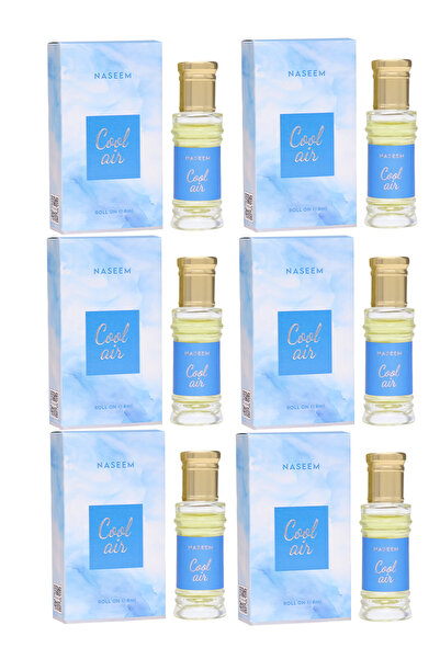 Naseem Cool Air Unisex Roll-On Perfume Oil - 6ml (Pack of 6)