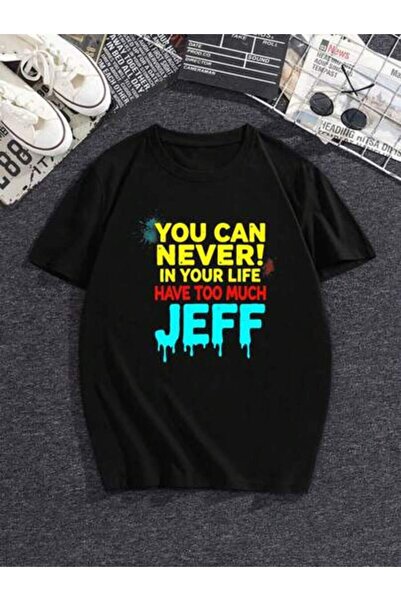 26LIK [Durable] Men's 'You Can Never Have Too Many Jeffs' Graphic T-Shirt - C...