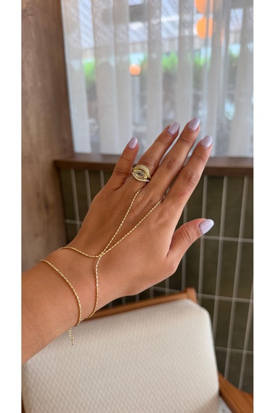 btogether. İnce Zincir Gold Renkli Şahmeran