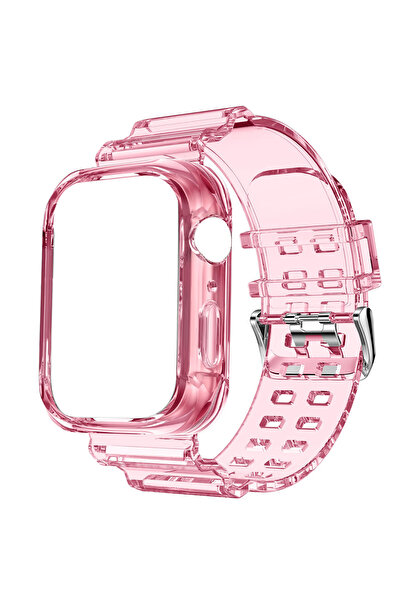 Choice26 42-44-45-46mm pink For Watch Band 11/10/9/8/7/6/5/4/SE/Ultra Transpa...