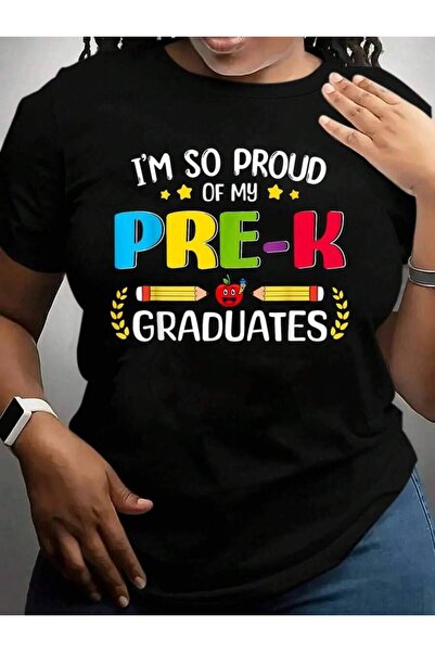 21JNRY Proud My Pre-K Graduates 2026 Last Day Of Teacher Back To School Black...