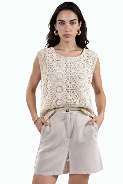 Hiccup Msn Cotton Linen Viscose Double Set